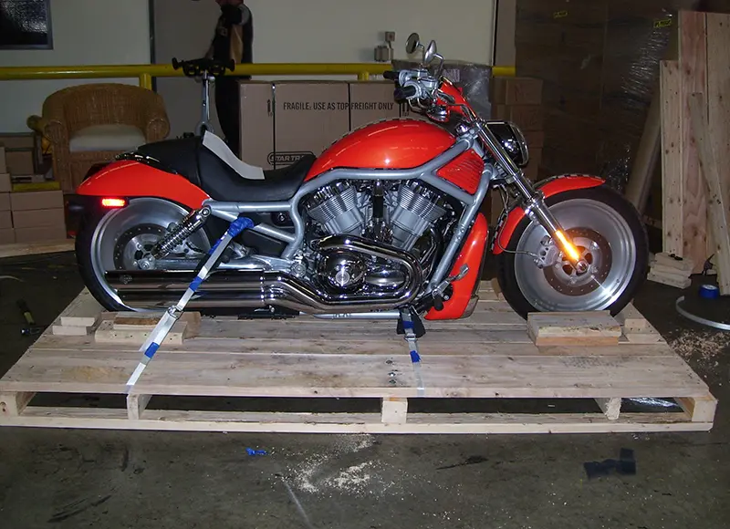 V-Rod Motorcycle Packing & Shipping