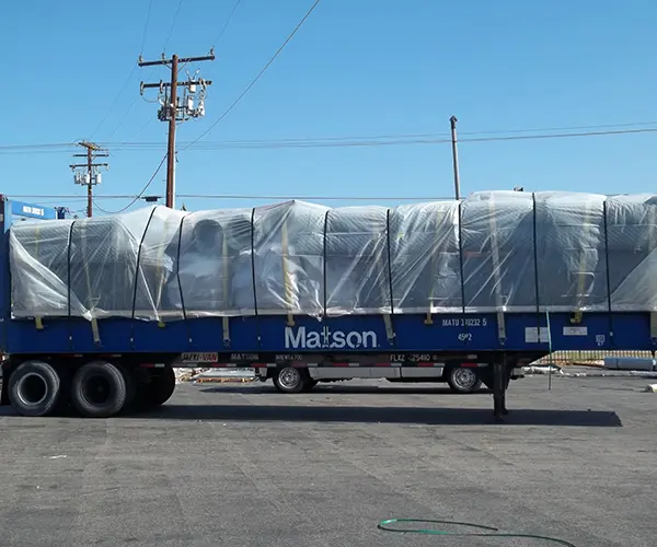Flat Rack Wrapping, Strapping & Container Blocking Moreno Valley
