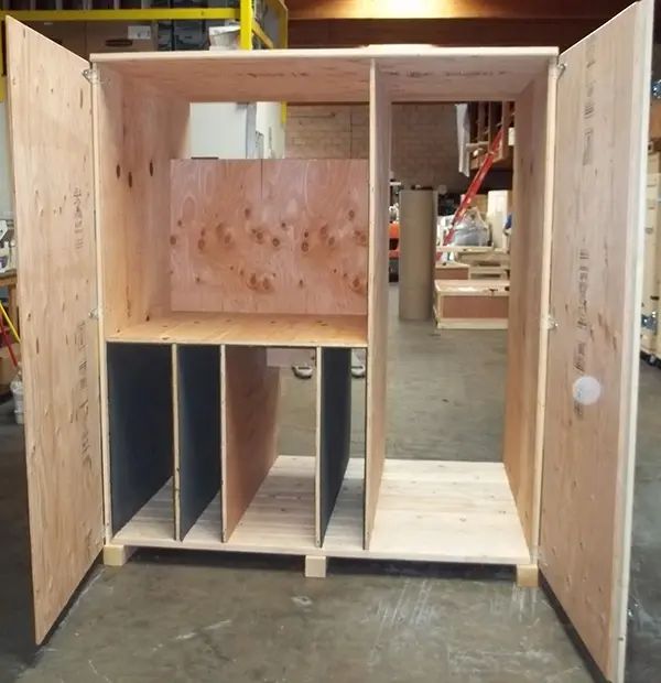 Reusable Trade Show Crates for Large Machinery LA