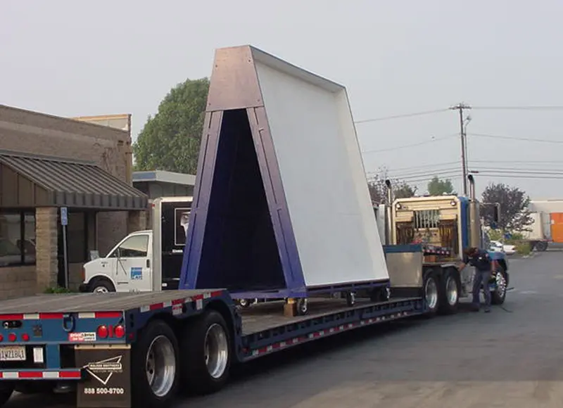 Aerospace Box Shipped near Anaheim, California